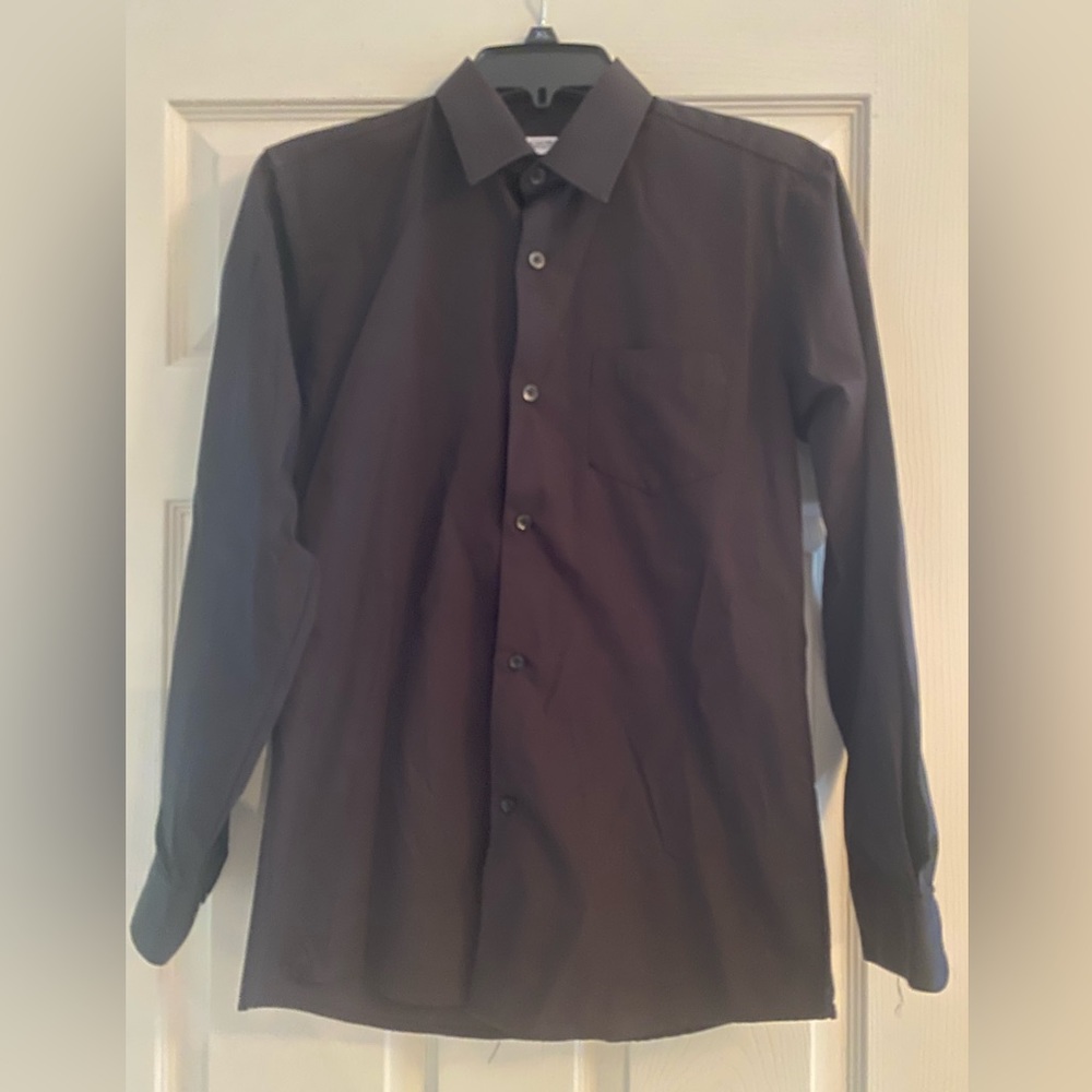 Boys Black Dress Shirt